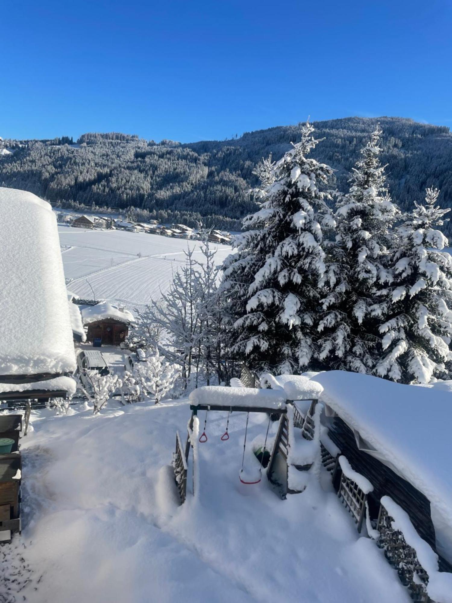 Ferienhaus Oberberg Flachau Exterior foto