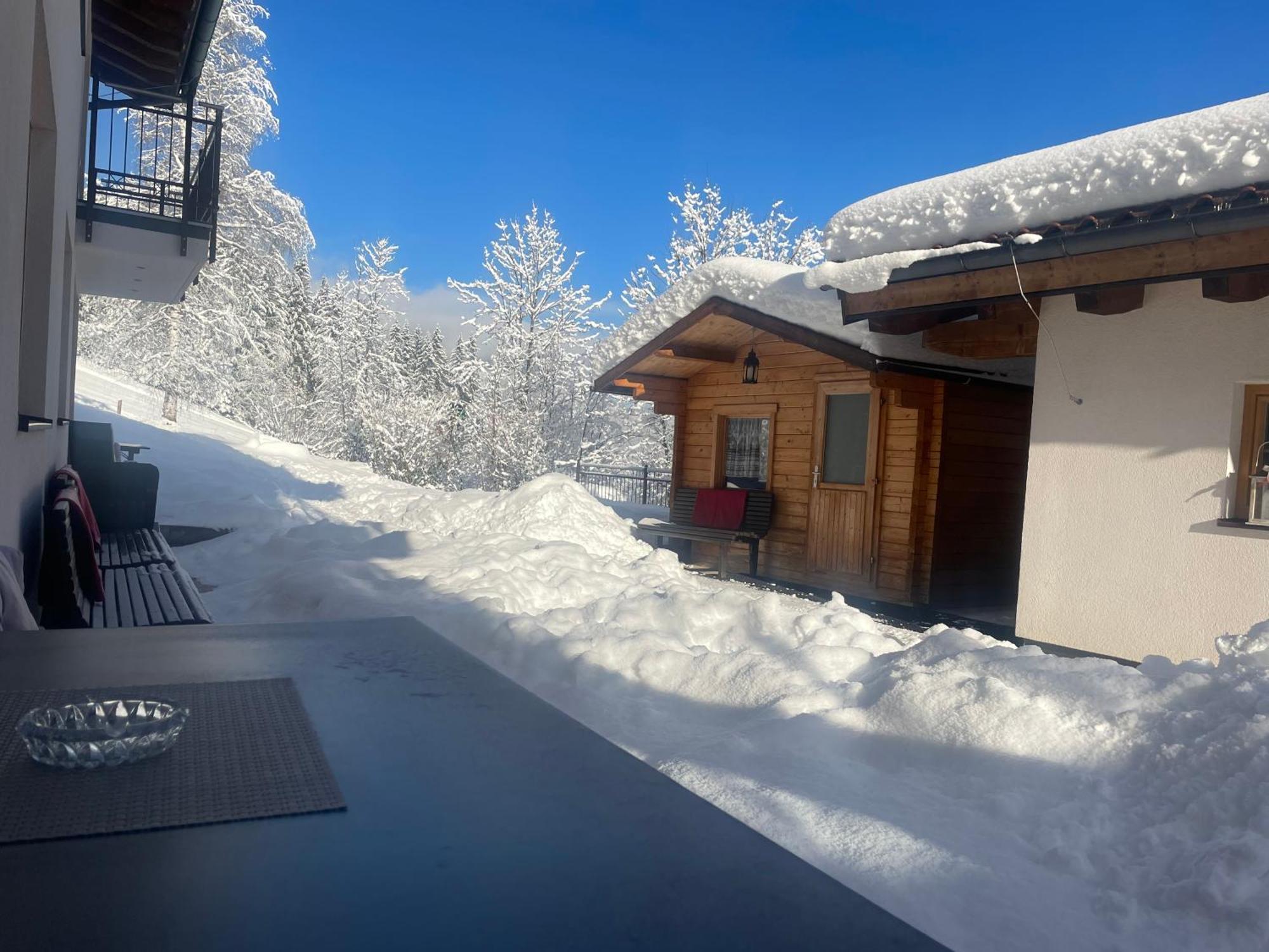 Ferienhaus Oberberg Flachau Exterior foto